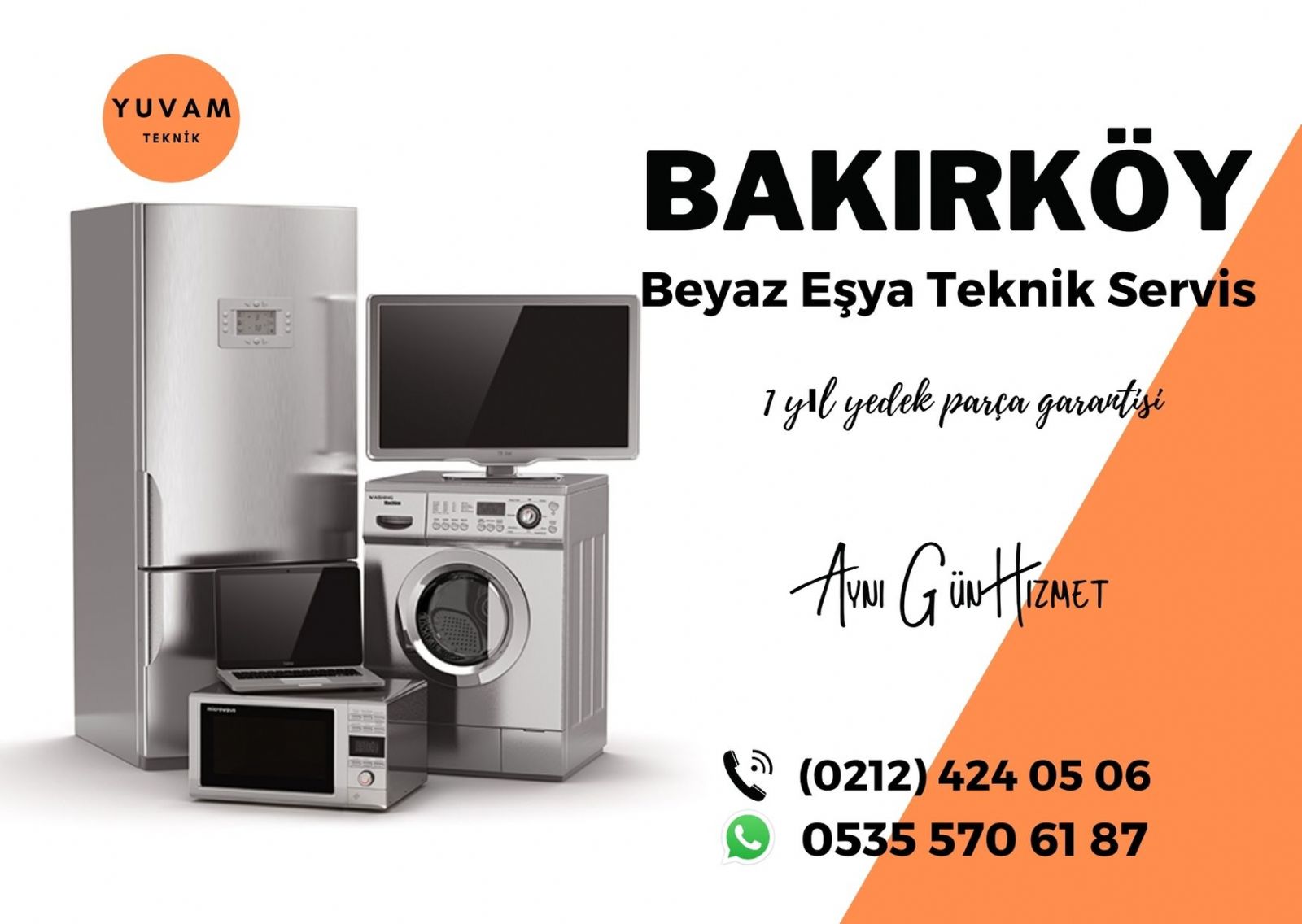 bakirkoy beyaz esya servisi 0212 424 05 06 ayni gun servis