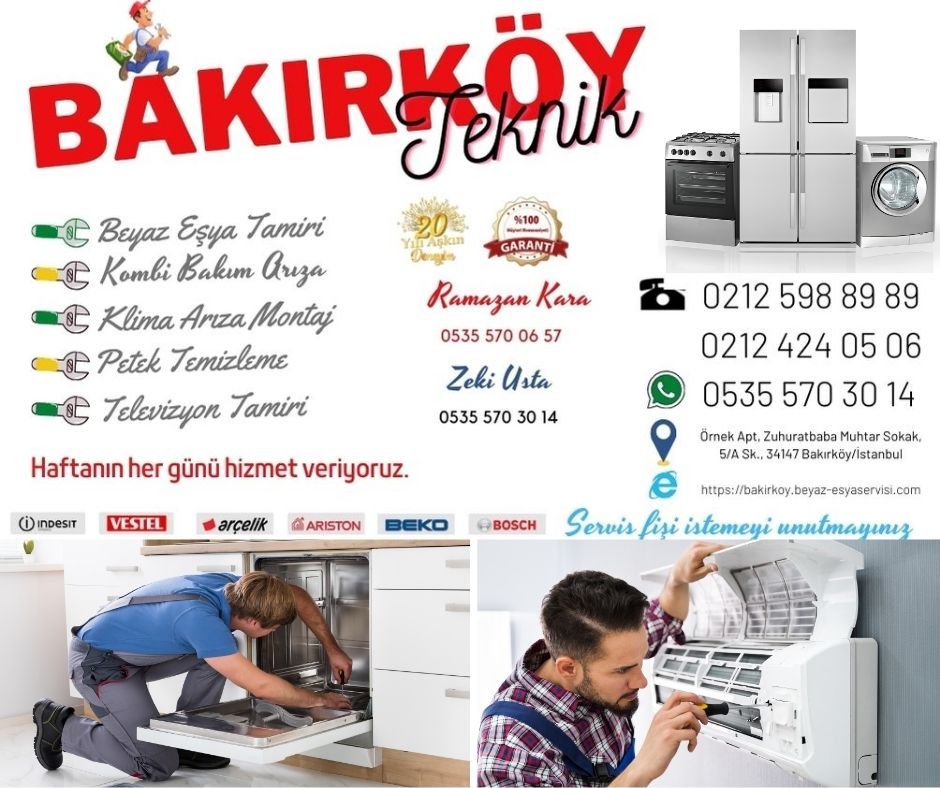 bakırköy beyaz eşya servisi